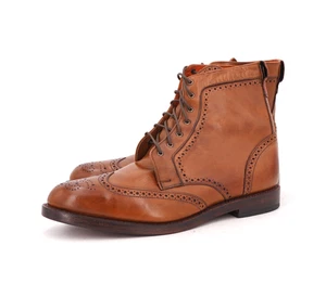 495 $ | ALLEN EDMONDS 10,5 D DALTON FLÜGELSPITZE DERBY STIEFEL WALNUSS BRÜNIERT HELLBRAUN 1111 - Bild 1 von 16