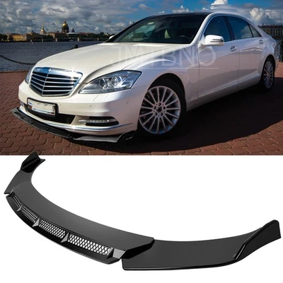 For Mercedes-Benz S-Class W221 S450 S500 S550 Front Bumper Lip Spoiler Splitter - Image 1 of 4