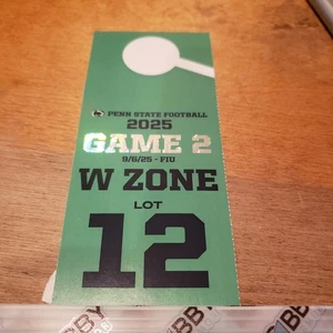 ************ Penn State vs FIU Parking Pass Lot 12 9/6 - Picture 1 of 1