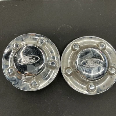 Cubierta de cubo de tapa de llanta central OEM Ford F150 YL34-1A096-CB 5 orejetas (juego de dos) Foto 1 de 3