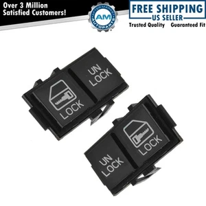 Power Door Lock Switch Button Pair Set for Chevy Pontiac Buick Cadillac - Picture 1 of 4