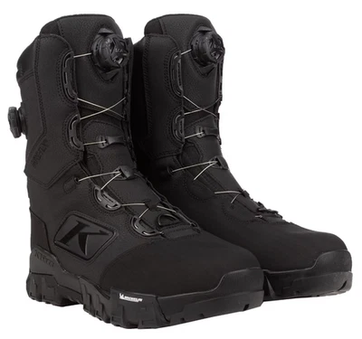 KLIM "ADRENALINE PRO S GTX" DUAL BOA SNOWMOBILE BOOTS - BLACK - MEN'S U.S. 12 - Image 1 of 4