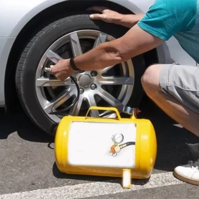 Air Tank Kit Brass Combination Valve Portable Pressure Monitoring Practical - Image 1 of 4