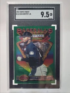 KEN GRIFFEY JR. 1993 TOPPS FINEST ALL-STARS BASE MARINERS SGC 9.5 Q3470 - Picture 1 of 2