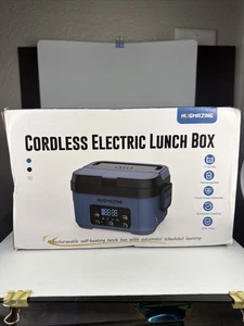 Lunch Box Elettrico Senza Fili per Adulti Uomo Donna Ricaricabile Autoriscaldante NUOVO - Foto 1 di 9