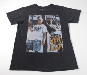 White Man Can't Jump grau Grafik T-Shirt Herren Größe S - Bild 1 von 6