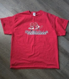 Camicia uomo taglia M Nashville Tennesse rossa - Foto 1 di 2