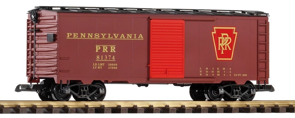 Piko G 38825 PRR Steel Boxcar (G-Scale) - Image 1 of 1