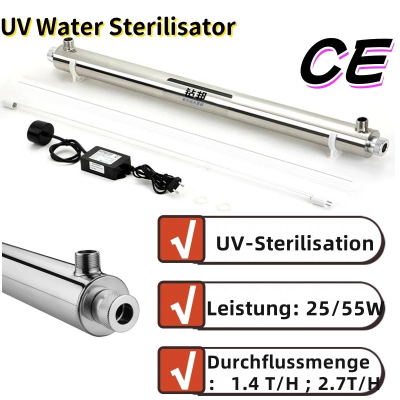 UV-Lampe Ersatzbirne Für UV-Sterilisator / Klärer - 5W Bis 24W Für Aquarium & Teich