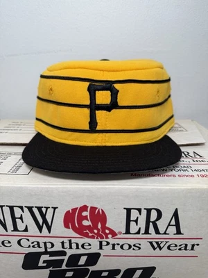 Vintage New Era Pittsburgh Pirates MLB Pillbox Pro  Model Hat 1977-79 Size 7 5/8 - Image 1 of 4