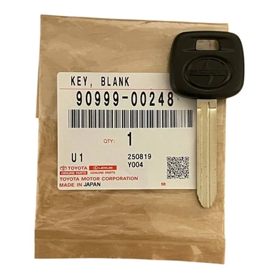 Genuine Toyota Scion Master Key Blank 90999-00248 Uncut Ignition Key Japan - Image 1 of 4