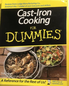 Cast Iron Cooking for Dummies by Tracy L. Barr 2004 Paperback #58 - Imagen 1 de 1