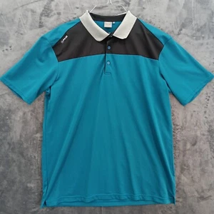 Ping Shirts Uomo XL Sensore Cool Blu Teal Golf Polo Manica Corta Elasticizzata Rugby - Foto 1 di 20