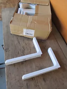 Bracket Shelf Designer 10" 10 inch White Mintcraft PAIR - Picture 1 of 4