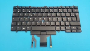Keyboard FR Dell Latitude E5450 E5470 E7450 E7470 French 0W93F7 Backlit - Picture 1 of 6