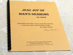 JESU JOY OF MAN'S DESIRING, original arrangement by Linda Swope, violin, oboe - Picture 1 of 5