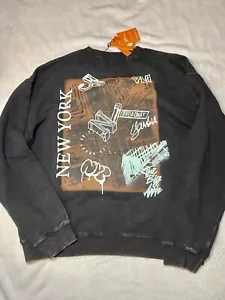 YoungLA New York NY LA Crewneck Men's L Sweatshirt Long Sleeve NEW Hoodie Pump - Picture 1 of 5