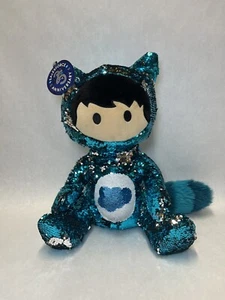 SALESFORCE Anniversary Sequin Tanuki Astro Mascot Stuffed Raccoon Dog Plush 16” - Picture 1 of 23