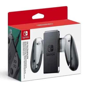 Empuñadura de Carga Original Japonesa Nintendo Switch - Soporte Controlador Joy-Con Negro - Imagen 1 de 11