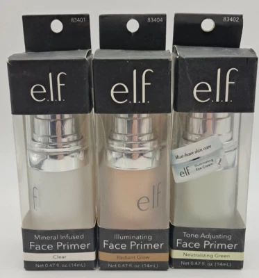 e.l.f. Mineral Infused Face Primer Clear 83413 0.47 fl oz Elf. New & Sealed - Image 1 of 2