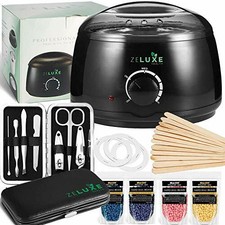 Waxing Kit for Women - Wax Warmer - Home Waxing Kit for Hair Removal - Manicure
