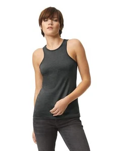 AR101CVC American Apparel 101CVC Womens Sleeveless Racerneck Stylish Tank Top - Picture 1 of 7