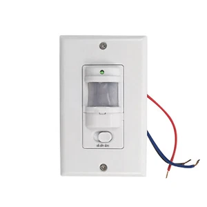Interruptor sensor encendido/apagado automático movimiento infrarrojo PIR ocupación lámpara de luz de pared - Imagen 1 de 10
