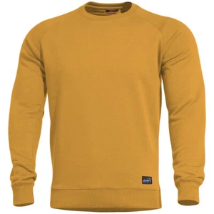 Pentagon Hawk Sweater Blank Mens Sport Crewneck Sweatshirt Outdoor Tuscan Yellow - Picture 1 of 8