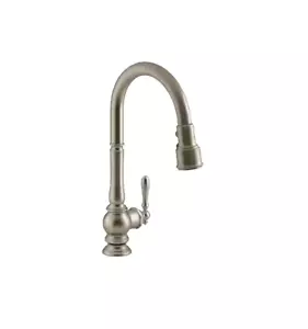 KOHLER Artifacts Pull Down Sprayer Kitchen Faucet Vibrant Brushed Bronze SCUFFED - Picture 1 of 16