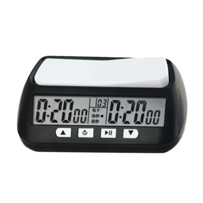 YS-902 Chess Clock Board Game Count Up Down Timer for Chess Game Set Black - Image 1 of 4