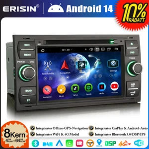 Android 14 64GB Autoradio GPS Navi Ford S/C-Max Focus Galaxy Kuga Fiesta Transit - Bild 1 von 24
