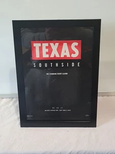 TEXAS Southside 1989 Album FRAMED ADVERT MUSIC POSTER A4 8X12" - Picture 1 of 2