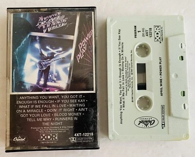 April Wine - Power Play (Cassette Tape, 1982, Capitol Records, 4XT-12218) Foto 1 de 2