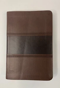 Holman HCSB Compact UltraThin Bible 2012 Brown Leathertouch Red Letter - Picture 1 of 16