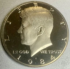 1984 S Proof Kennedy Half Dollar 50 cents - SN996 - Picture 1 of 2