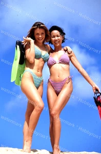 Swimsuit Models Bikini Original 35mm Photo Slide - Picture 1 of 1