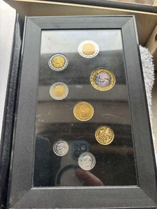1995 MEXICO aSet 8 pc PROOF BIMETAL BRILLANTE INMACULADA SET 8 PCS 1 - Picture 1 of 2