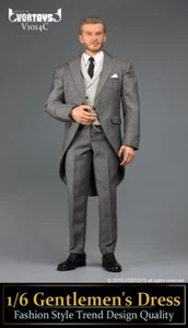 Figura de acción gris 1/6 Morning Coats traje de VORTOYS (VOR-1014C) - Imagen 1 de 8