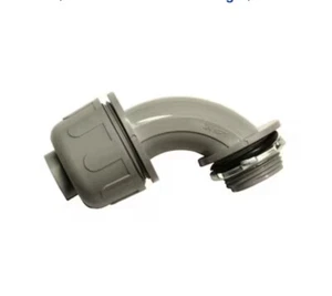 58133801 1/2 Zoll 90 Grad flüssigkeitsdichter Stecker, graue Menge: 10 - Bild 1 von 3