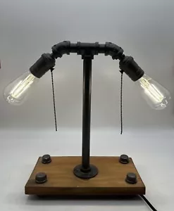 Mercantile Design Table Top Edison Lamp Steampunk Lamp Pull Chain Lamp. Indus - Picture 1 of 19