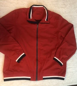 CANDA by C&A Bomber Track Jacket XXL Zip Up Collar Mens Mesh Lining VTG Retro - Picture 1 of 22