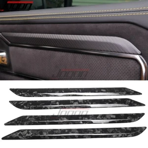 Panel de manija de puerta trasera delantera de carbono para Dodge RAM 1500 TRX Laramie GT 2019-2024 - Imagen 1 de 11