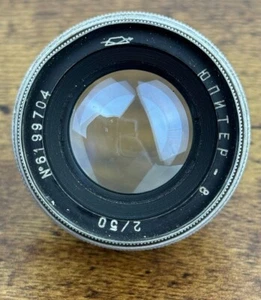 JUPITER-8 2/50 M39 soviet lens USSR Sonnar LEICA 6199704 - Picture 1 of 6