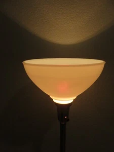 Vintage Lamp Shade Diffuser White Allegheny Opaline Waffle Pattern - Picture 1 of 6