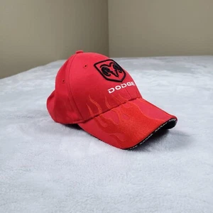 Cappello Uomo Dodge RAM Fiamme Rosse Regolabile - Foto 1 di 9