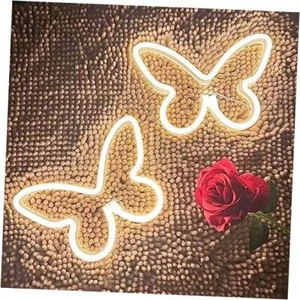 Butterfly Neon Signs for Wall Office Dorm Wedding Birthday Party Room Warm - Picture 1 of 7