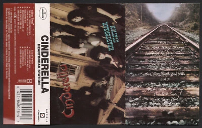 1990 MUSIC CASSETTE TAPE - [ALBUM - HEARTBREAK STATION] GROUP: CINDERELLA - Image 1 of 4