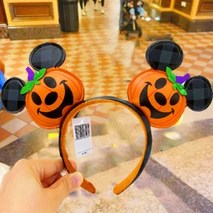 Diadema de calabaza Jack O' Lantern orejas de Halloween de los parques de Disney - Imagen 1 de 6