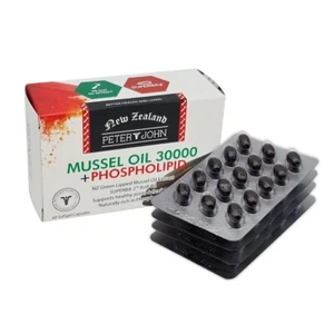 New Zealand Green Lipped Mussel Oil 120 Capsules (60caps*2 Pack) - Picture 1 of 5