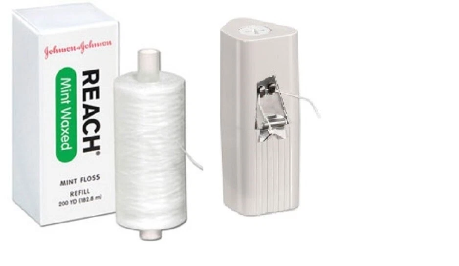 Hilo dental encerado como nuevo 200 yd. Recarga con Dispensador (1 Recarga + 1 Dispensador) Foto 1 de 1